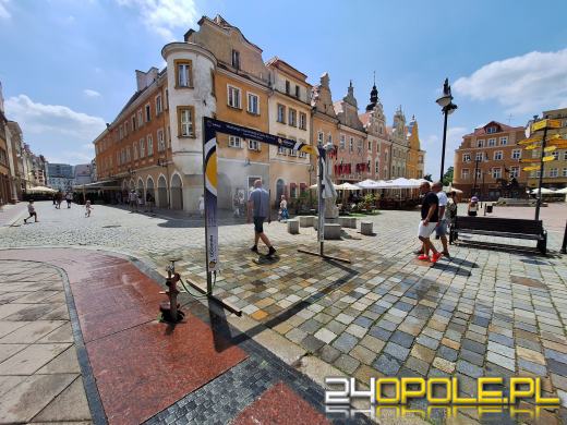 W Opolu stanęły 4 kurtyny wodne