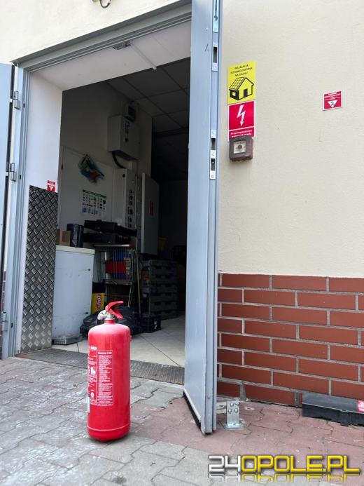 Klient zapobiegł rozprzestrzenieniu się pożaru w sklepie
