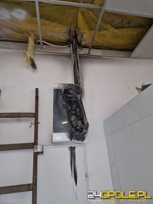 Klient zapobiegł rozprzestrzenieniu się pożaru w sklepie