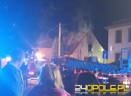 Pożar w Głuchołazach. Z ogniem walczyło 9 zastępów straży