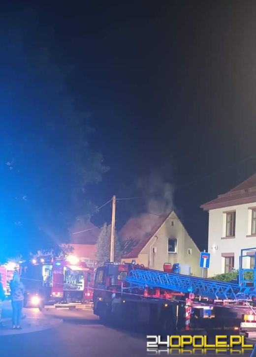 Pożar w Głuchołazach. Z ogniem walczyło 9 zastępów straży