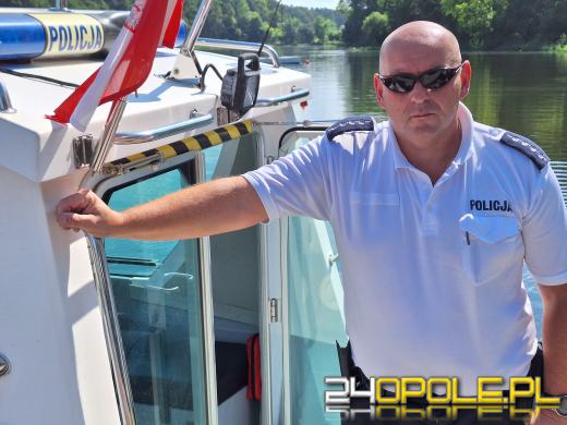 asp. sztabowy Marek Kaczor - Apelujemy o zachowanie rozsądku nad wodą