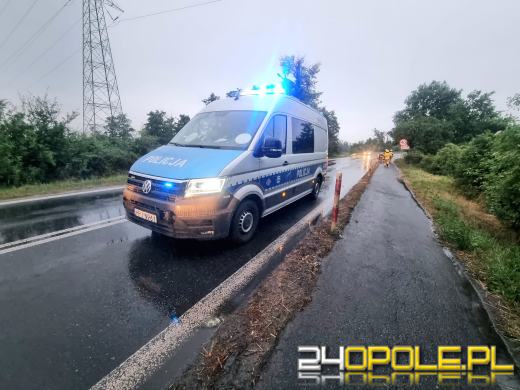 Nie opanowała pojazdu, samochód wypadł z drogi do rowu