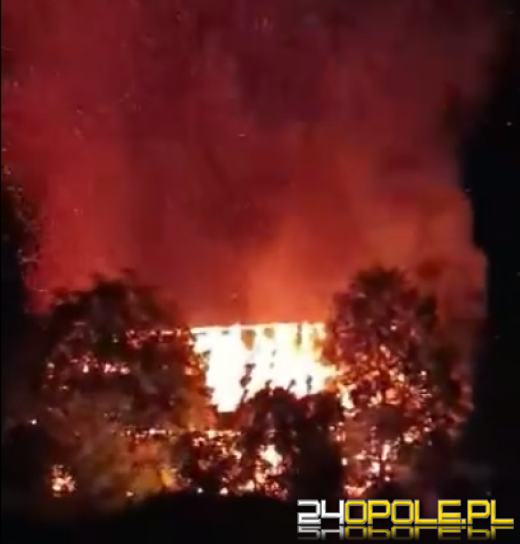 Pożar stodoły w Łosiowie