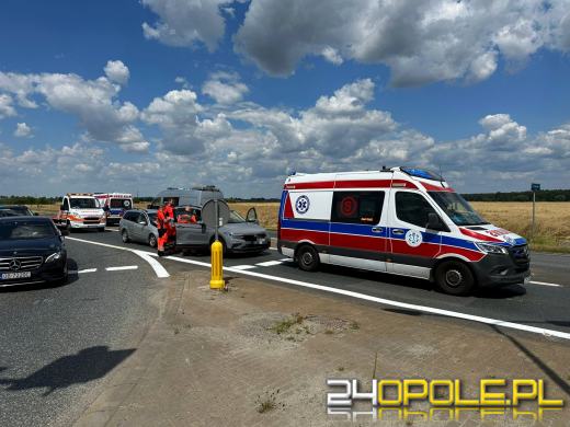 Utrudnienia na wjeździe na obwodnicę Opola. Doszło do zderzenia pojazdów