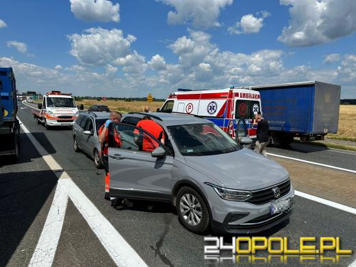 Utrudnienia na wjeździe na obwodnicę Opola. Doszło do zderzenia pojazdów