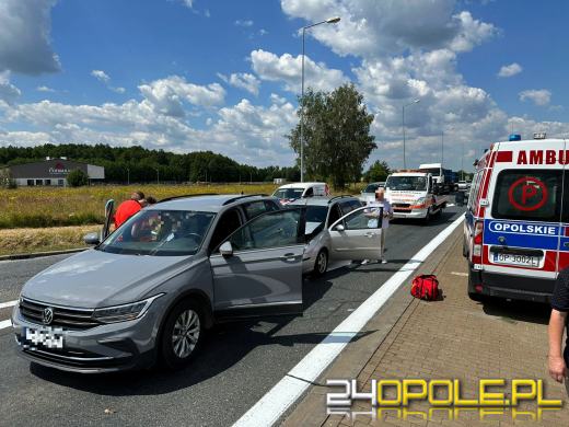 Utrudnienia na wjeździe na obwodnicę Opola. Doszło do zderzenia pojazdów