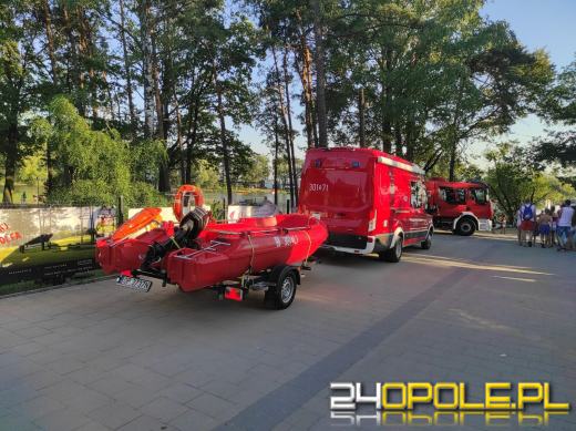 Skuter wodny potrącił mężczyznę, który pływał w jeziorze