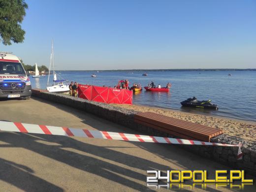 Skuter wodny potrącił mężczyznę, który pływał w jeziorze