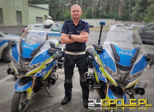 64-latek uderzył w ogrodzenie posesji, chciał uciekać pieszo, został zatrzymany przez policjanta