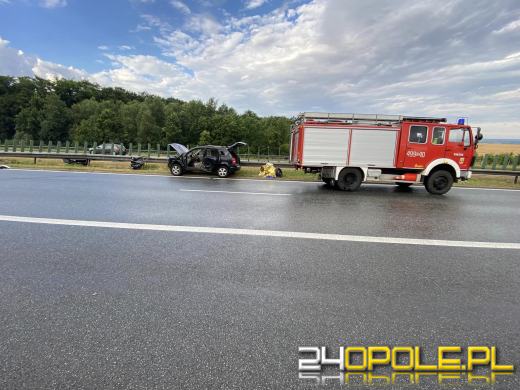 Utrudnienia na autostradzie. Doszło do kolizji pojazdów