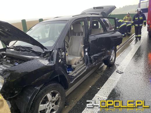 Utrudnienia na autostradzie. Doszło do kolizji pojazdów