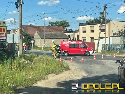 Wypadek w Strzelcach Opolskich spowodował duże utrudnienia dla kierowców