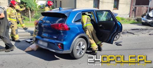 Wypadek w Strzelcach Opolskich spowodował duże utrudnienia dla kierowców