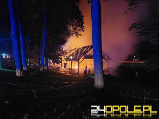 Pożar lokalu gastronomicznego w Pokrzywnej