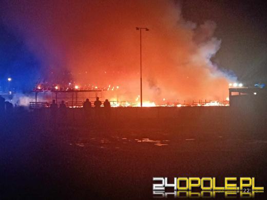 Pożar lokalu gastronomicznego w Pokrzywnej