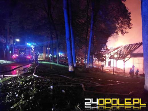 Pożar lokalu gastronomicznego w Pokrzywnej