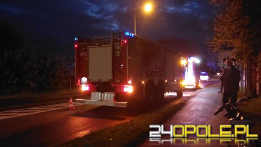 Pożar garażu w Antoniowie. Strażacy interweniowali w niedzielny wieczór