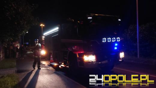 Pożar garażu w Antoniowie. Strażacy interweniowali w niedzielny wieczór