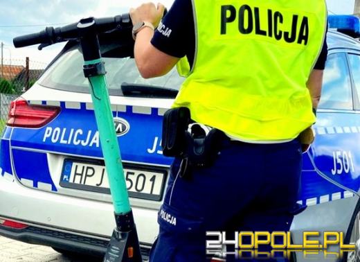 Z promilami na hulajnogach elektrycznych, 36 latek "wydmuchał" ponad 2 promile