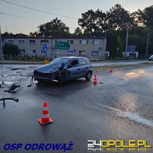 Zderzenie pojazdów w Choruli