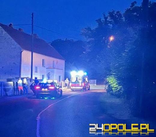 Pijany i bez kasku, motocyklem wjechał w ogrodzenie