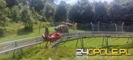 Wypadek na grawitacyjnej zjeżdżalni w Górze św. Anny