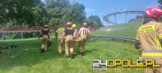 Wypadek na grawitacyjnej zjeżdżalni w Górze św. Anny