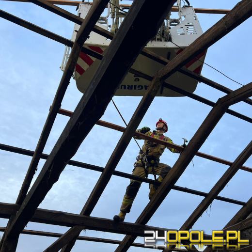 Trwa szacowanie strat po ulewach i burzy, która przeszła przez Opolszczyznę