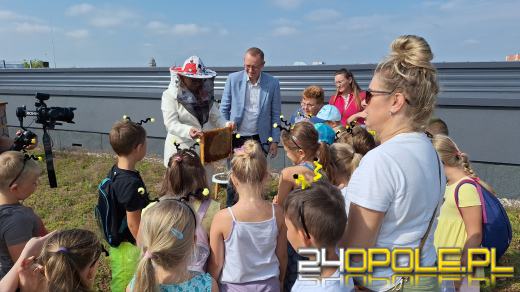 Zebrano pierwszy miód z Pasieki w CUP