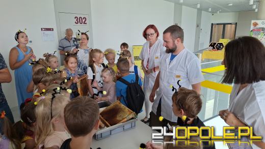 Zebrano pierwszy miód z Pasieki w CUP