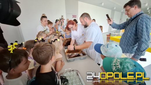 Zebrano pierwszy miód z Pasieki w CUP