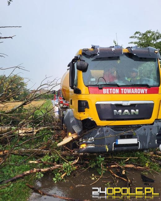 Kolejny front burzowy nad Opolszczyzną. Jeszcze więcej pracy strażaków