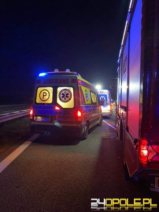 Wypadek na opolskim odcinku A4. 4 dzieci trafiła do szpitala 