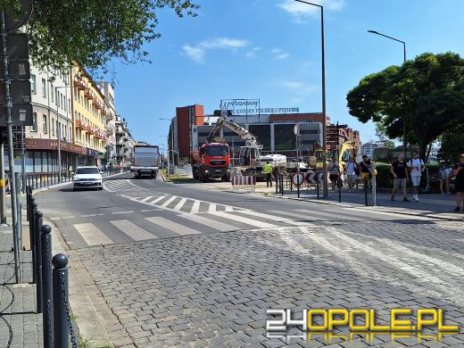 Utrudnienia na skrzyżowaniu Krakowskiej z 1 Maja i Korfantego