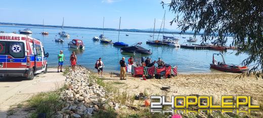 Tragedia na Jeziorze Nyskim, nie żyje wędkarz