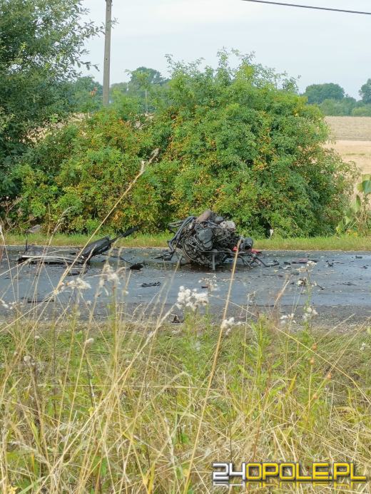Wypadek na trasie Branice - Wódka. Lądował śmigłowiec LPR