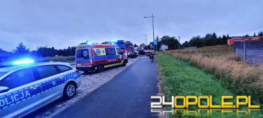 Zderzenie pojazdów w Namysłowie. Obaj kierowcy trafili do szpitala