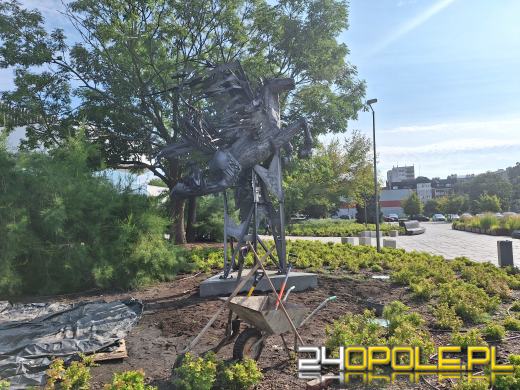 Pegaz w domu. Rzeźba wróciła na swoje miejsce 