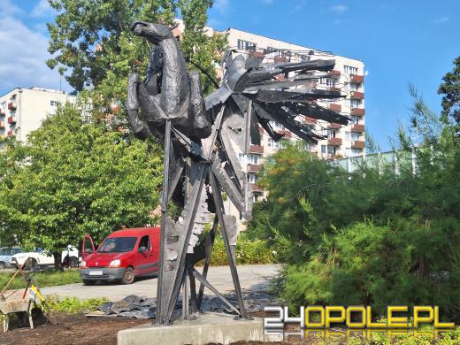 Pegaz w domu. Rzeźba wróciła na swoje miejsce 