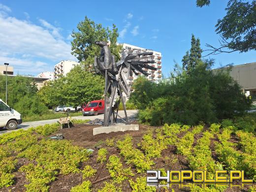 Pegaz w domu. Rzeźba wróciła na swoje miejsce 