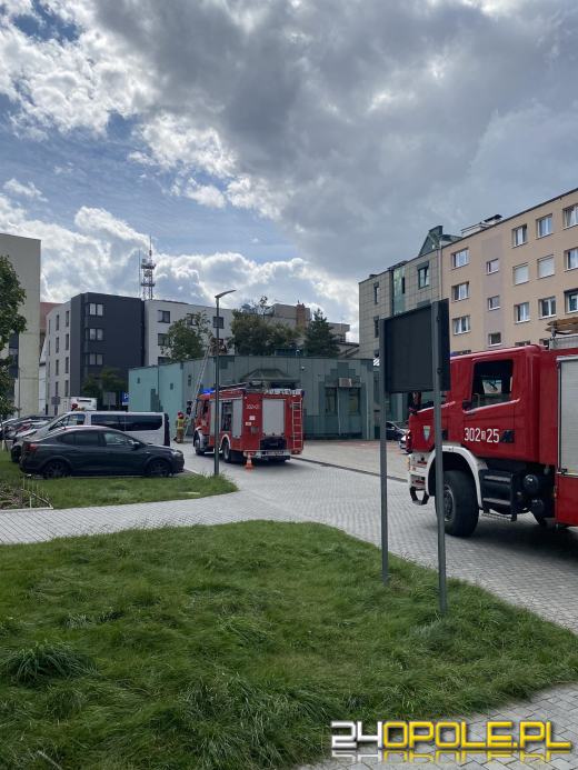 Akcja strażaków przy ulicy Żwirki i Wigury w Opolu