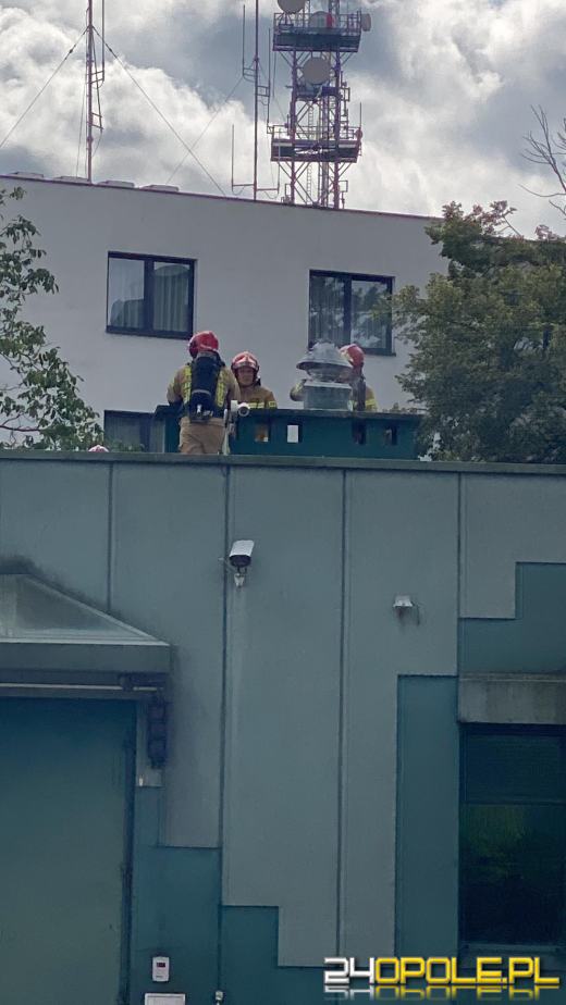 Akcja strażaków przy ulicy Żwirki i Wigury w Opolu