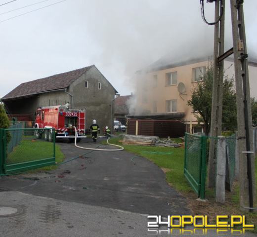 7 zastępów straży walczyło z pożarem w Dębskiej Kuźni