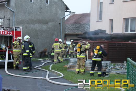 7 zastępów straży walczyło z pożarem w Dębskiej Kuźni