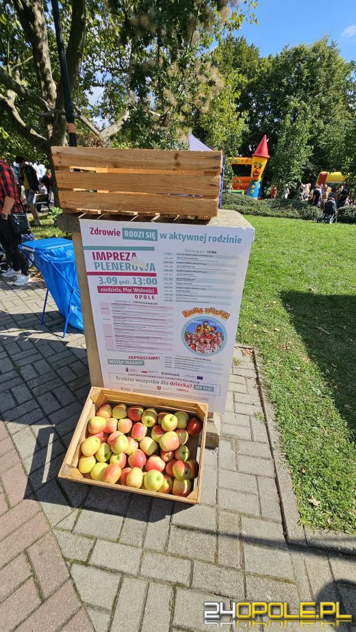 Trwa rodzinny piknik "Zdrowie RODZI SIĘ w aktywnej rodzinie"