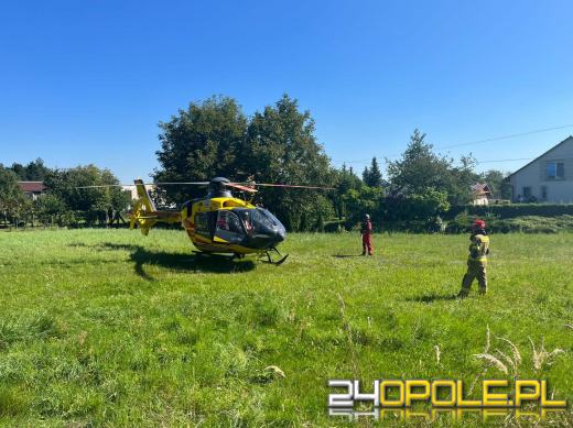 Potrącenie rowerzystki na pasach. Lądował śmigłowiec LPR