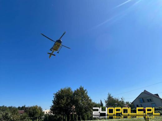 Potrącenie rowerzystki na pasach. Lądował śmigłowiec LPR