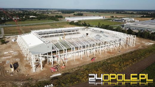 Stadion Opolski - spełnienie marzeń kibiców - rośnie jak na drożdżach