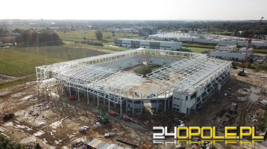 Stadion Opolski - spełnienie marzeń kibiców - rośnie jak na drożdżach